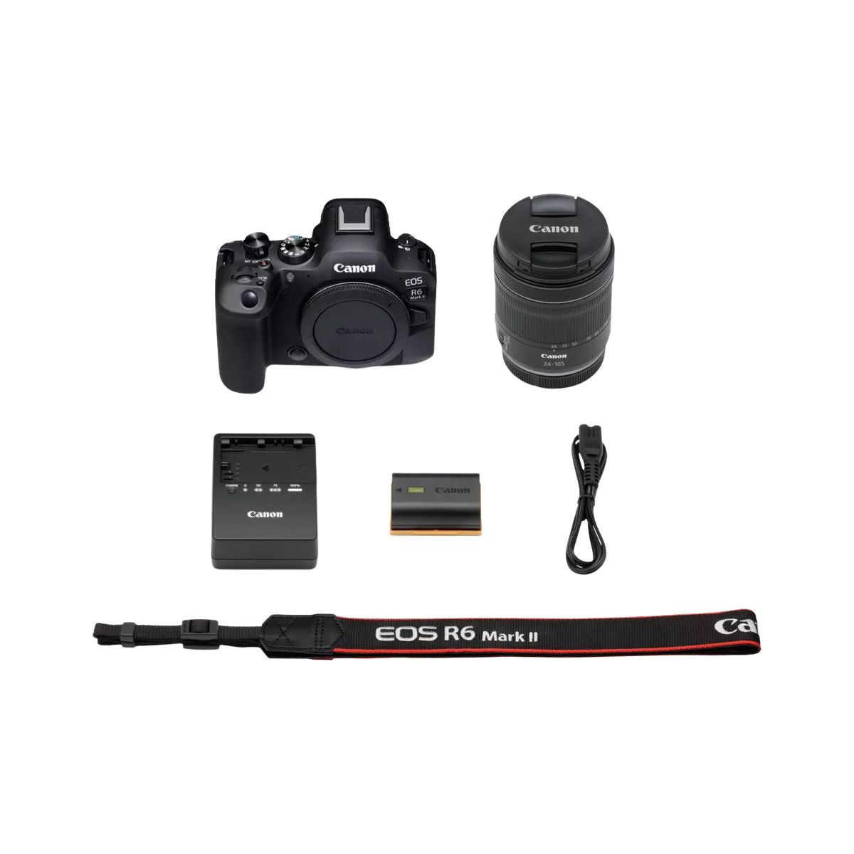 Canon EOS R6 Mark II Mirrorless Camera with RF 24-105mm F4-7.1 IS STM Lens