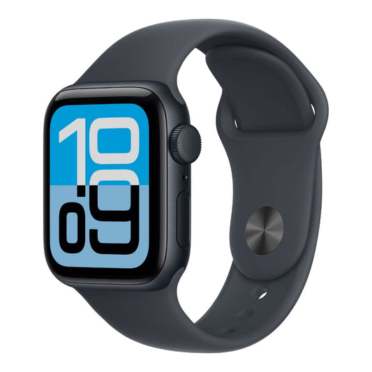Apple Watch SE 3 GPS 40mm Midnight Aluminium Case with Midnight Sport Band S/M MEH94