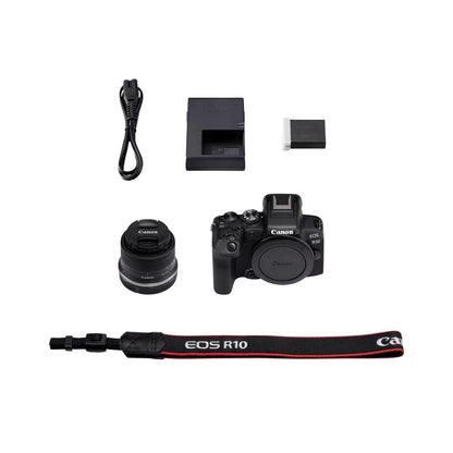 Canon EOS R10 Mirrorless Camera with RF-S 18-45mm F4.5-6.3 IS STM Lens