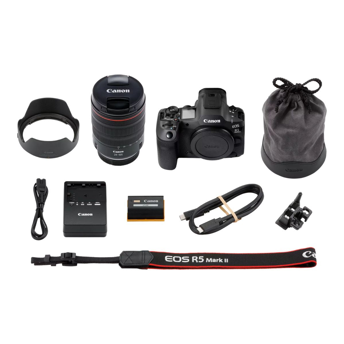 Canon EOS R5 II Mirrorless Camera with RF 24-105mm F4L IS USM Lens