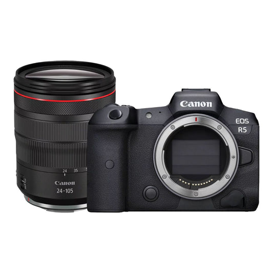 Canon EOS R5 Mirrorless Camera with RF 24-105mm F4L IS USM Lens