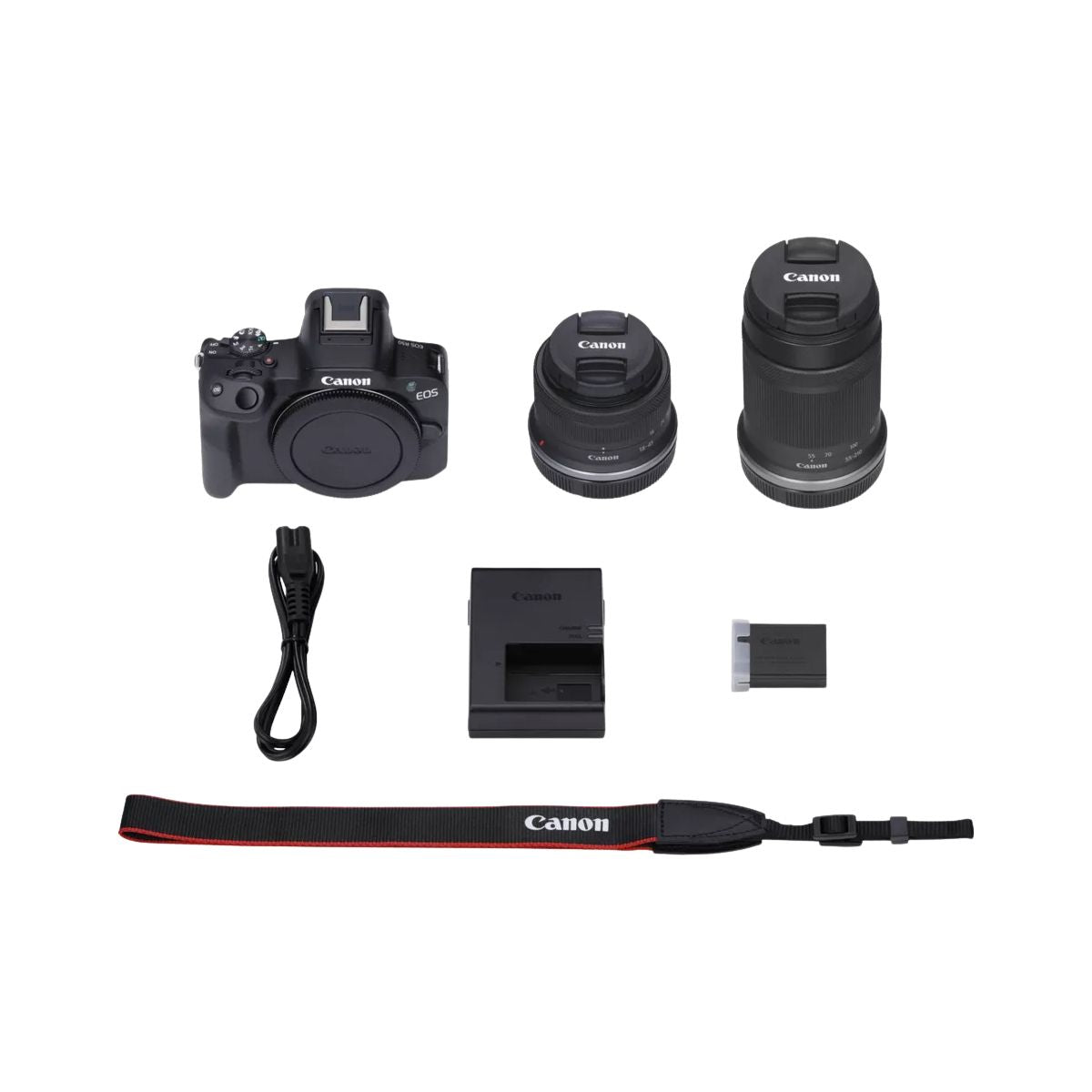 Canon EOS R50 Mirrorless Camera Kit with RF-S 18-45mm IS STM and RF-S 55-210mm IS STM Lens