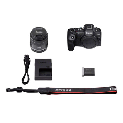 Canon EOS R8 Mirrorless Camera Kit with RF 24-50mm F4.5-6.3 IS STM Lens