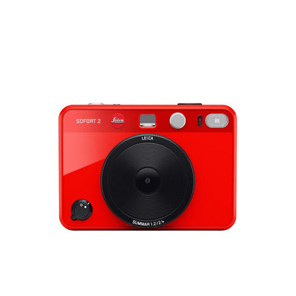 Leica Instax Camera Sofort 2 Hybrid Instant Camera 19189 - Red