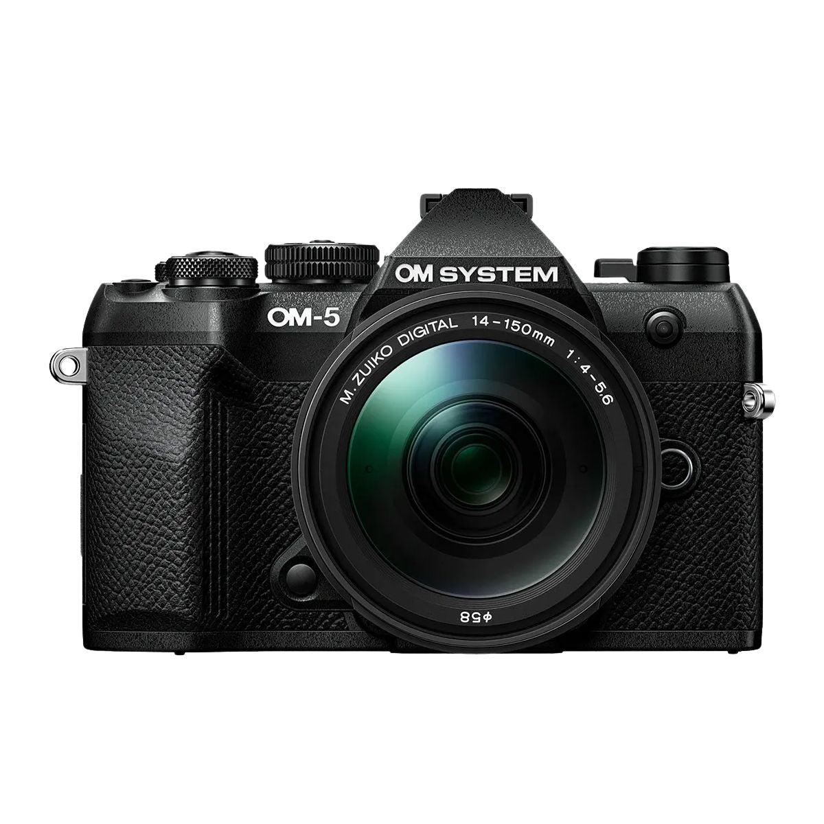 OM SYSTEM OM-5 II Mirrorless Camera with 14-150mm F4-5.6 II Lens - Black