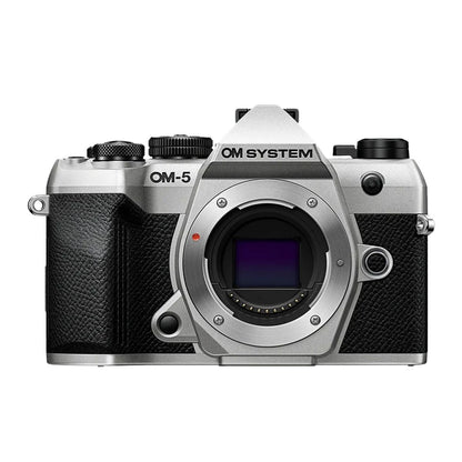 OM SYSTEM OM-5 II Mirrorless Camera with 14-150mm F4-5.6 II Lens - Silver